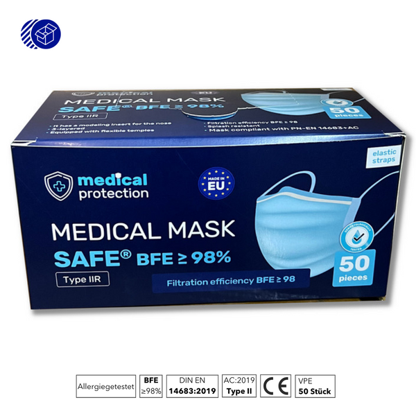 3A Medical TYP IIR – Medizinische Atemschutzmasken